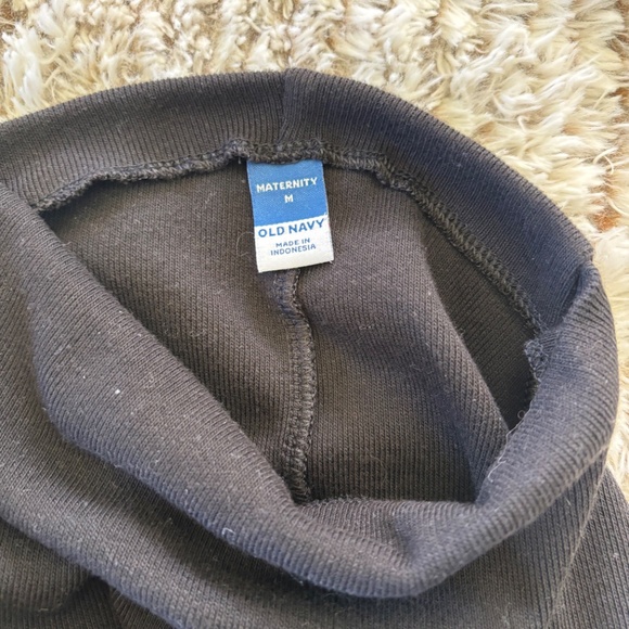 Old Navy Mock Neck Black Bodycon Maternity Dress Size Medium - Picture 6 of 6